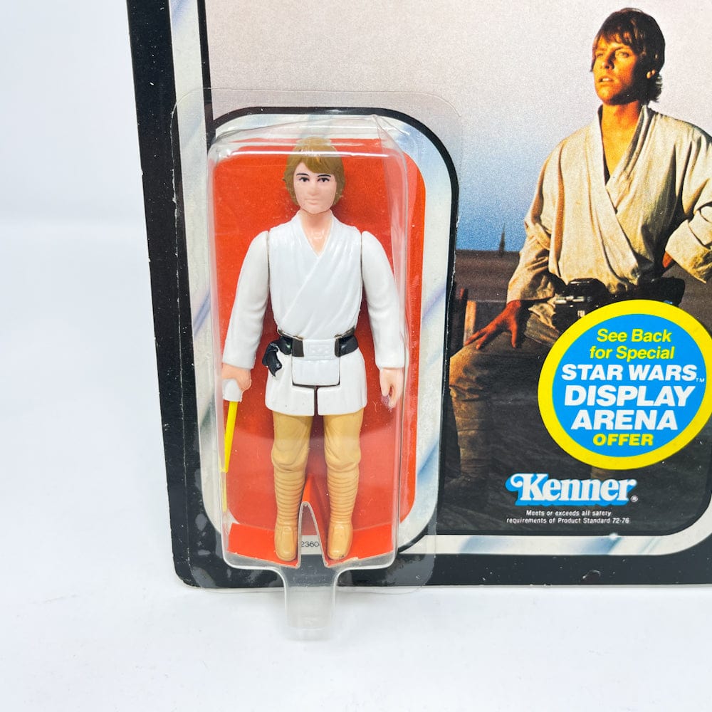 Luke Skywalker Brown Hair 45A-back - Mint on Card Shaved POP