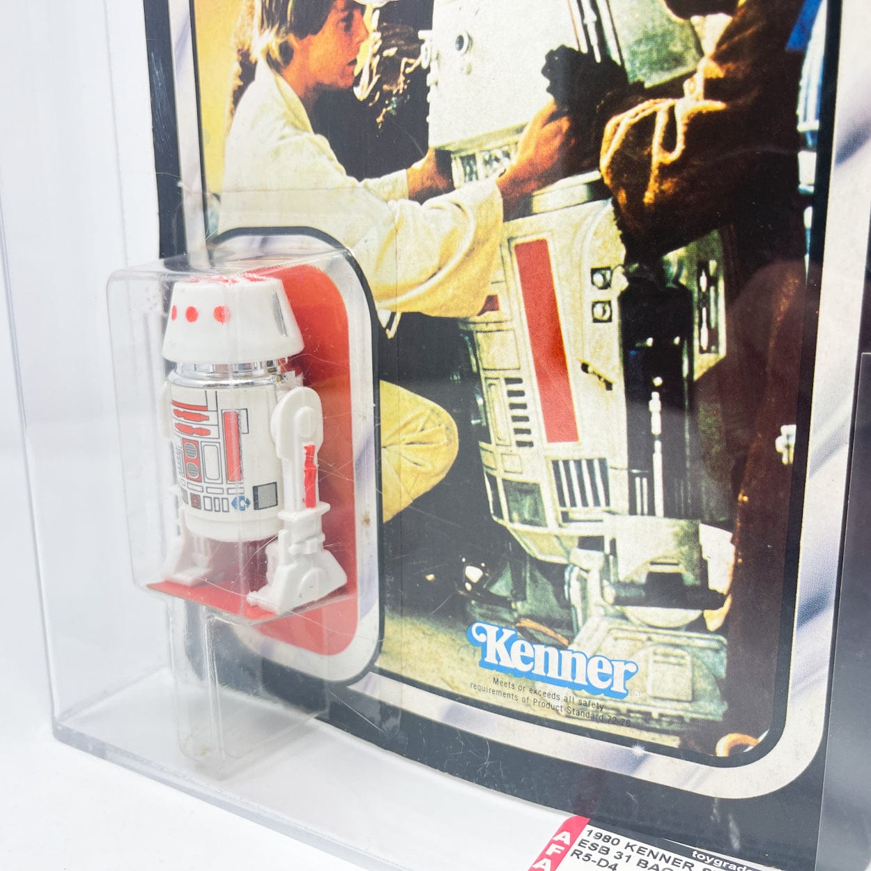 Vintage Kenner Star Wars MOC R5-D4 ESB 31A - MOC AFA 80