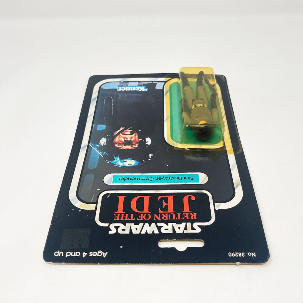 Vintage Kenner Star Wars MOC Star Destroyer Commander ROTJ 77A-back - Mint on Card