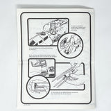 Vintage Kenner Star Wars Paper ROTJ Y-Wing Instructions - Kenner Canada