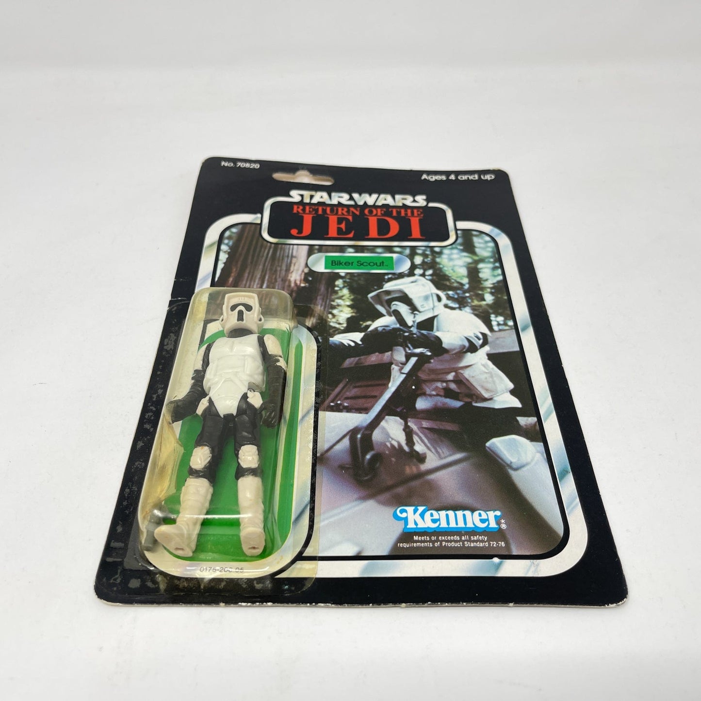 Vintage Kenner Star Wars Toy Biker Scout ROTJ 77A - Mint on Card