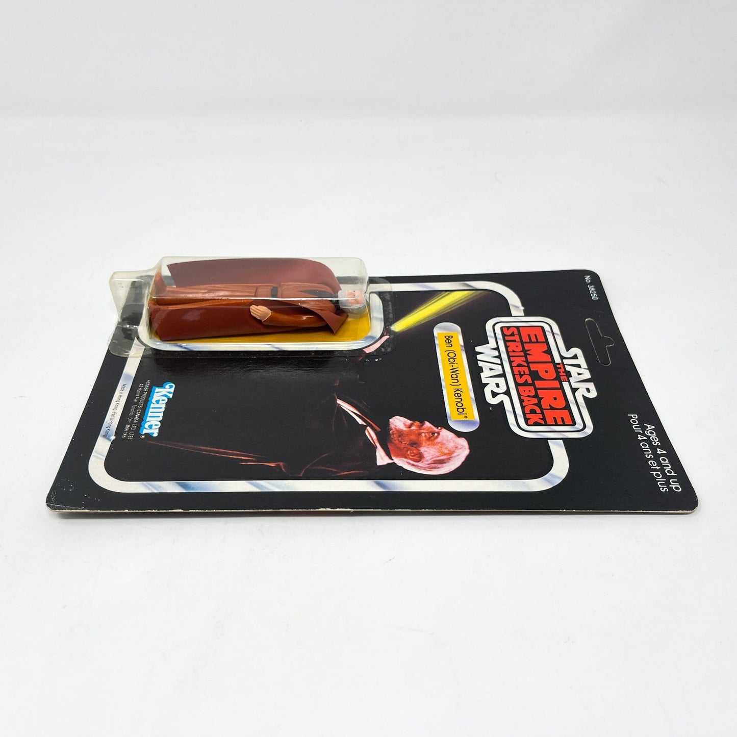 Vintage Kenner Star Wars Toy Obi Wan Kenobi Canadian ESB 41B Back - Mint on Card