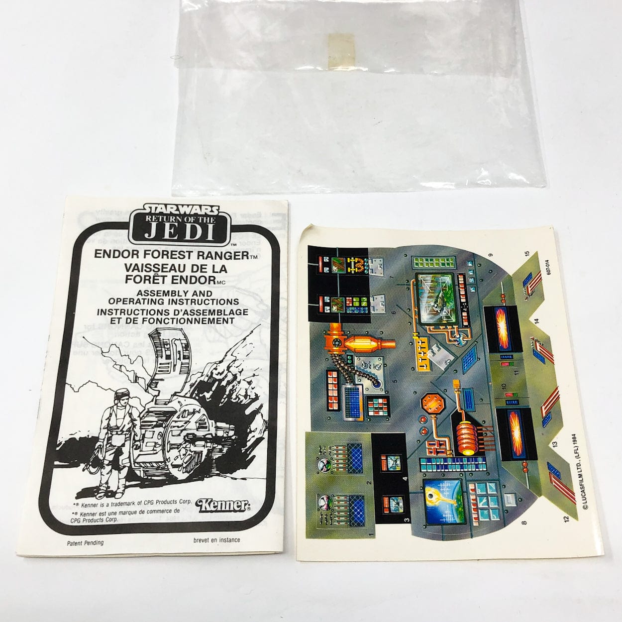 Vintage Kenner Star Wars Vehicle Mini-Rig Endor Forest Ranger - Mint in Canadian Box