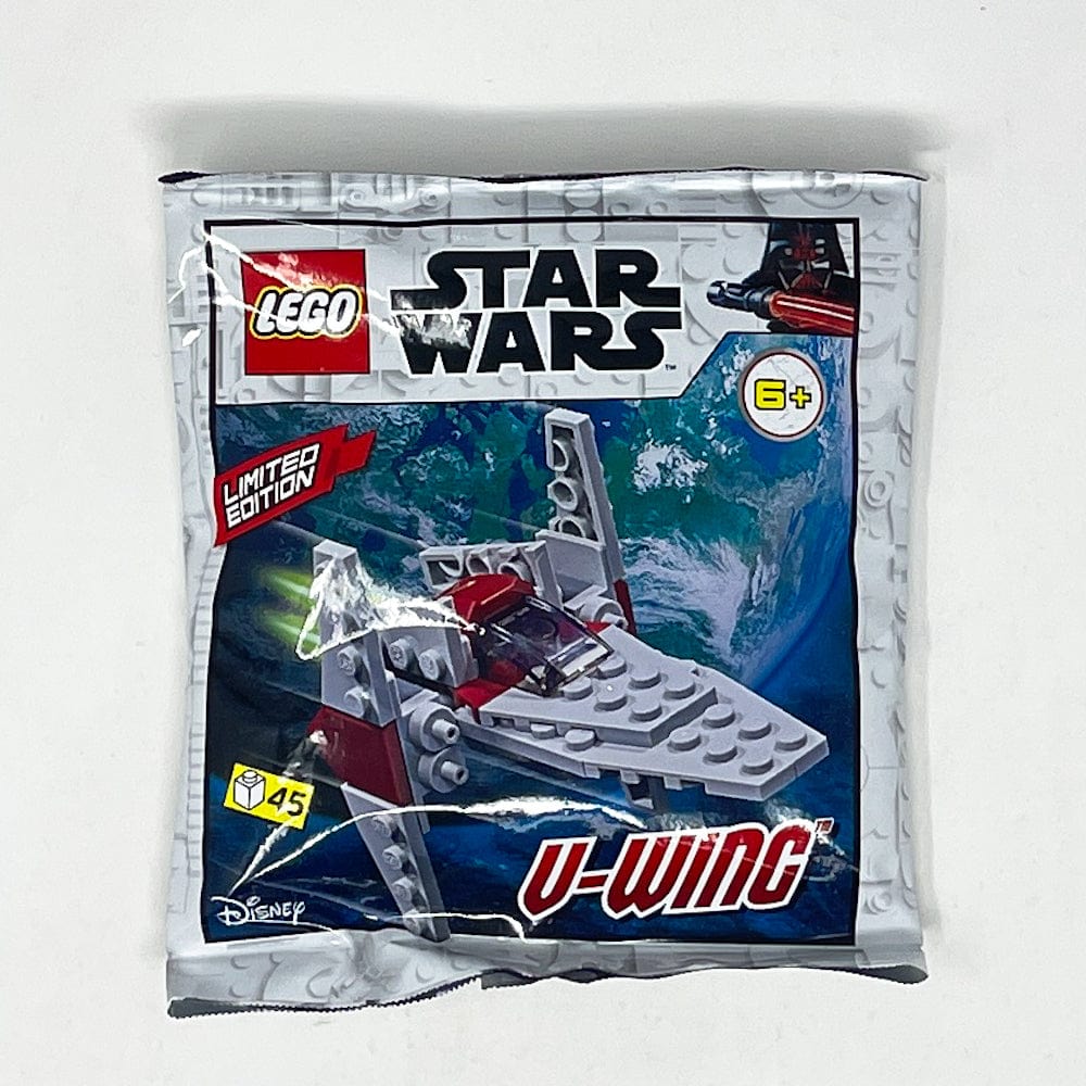 Vintage Lego Star Wars Lego Polybag V-Wing - Mini Foil Pack - Star Wars Lego