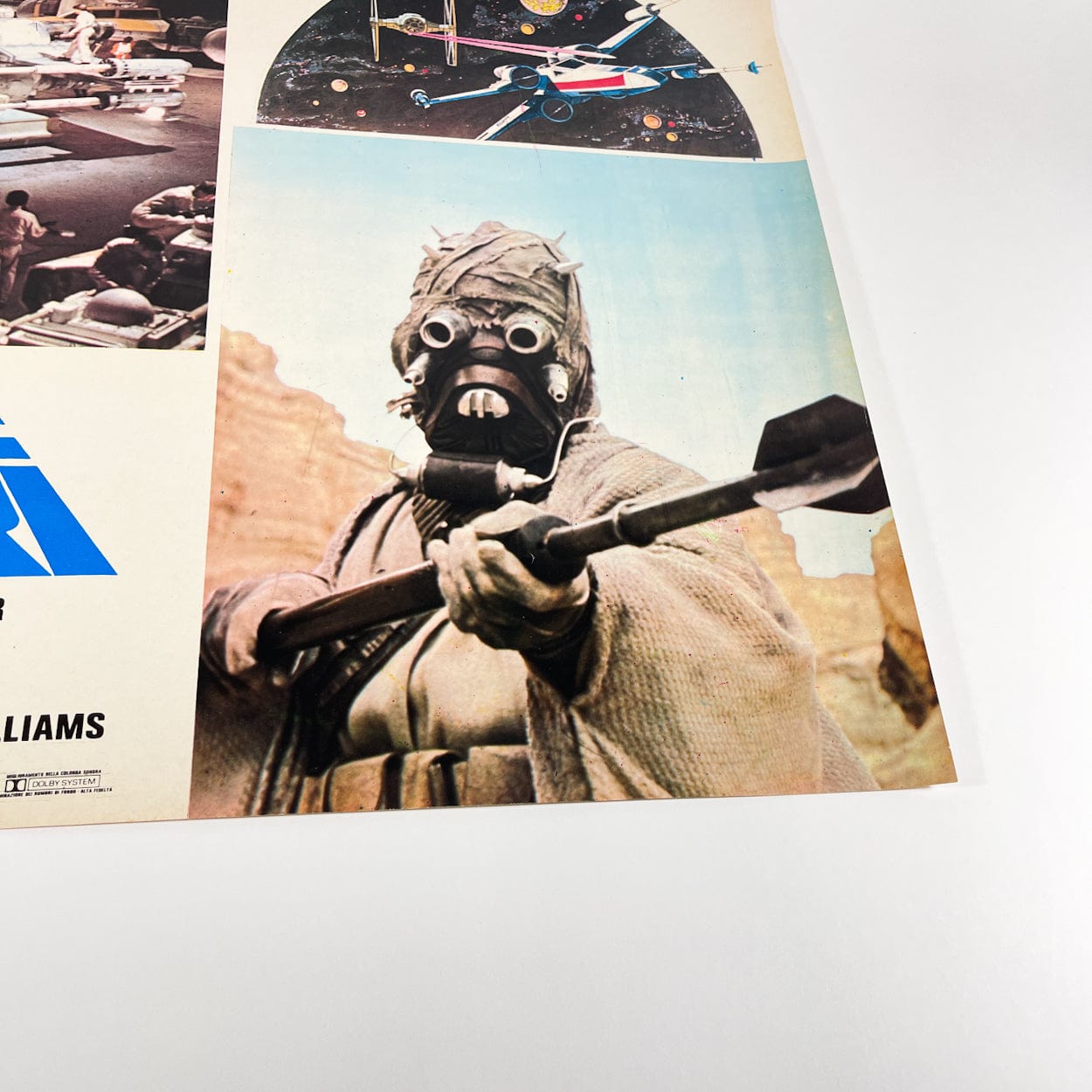 Vintage Proctor & Gamble Star Wars Ads Italian Photobusta Poster - Tusken and Rebel Hangar