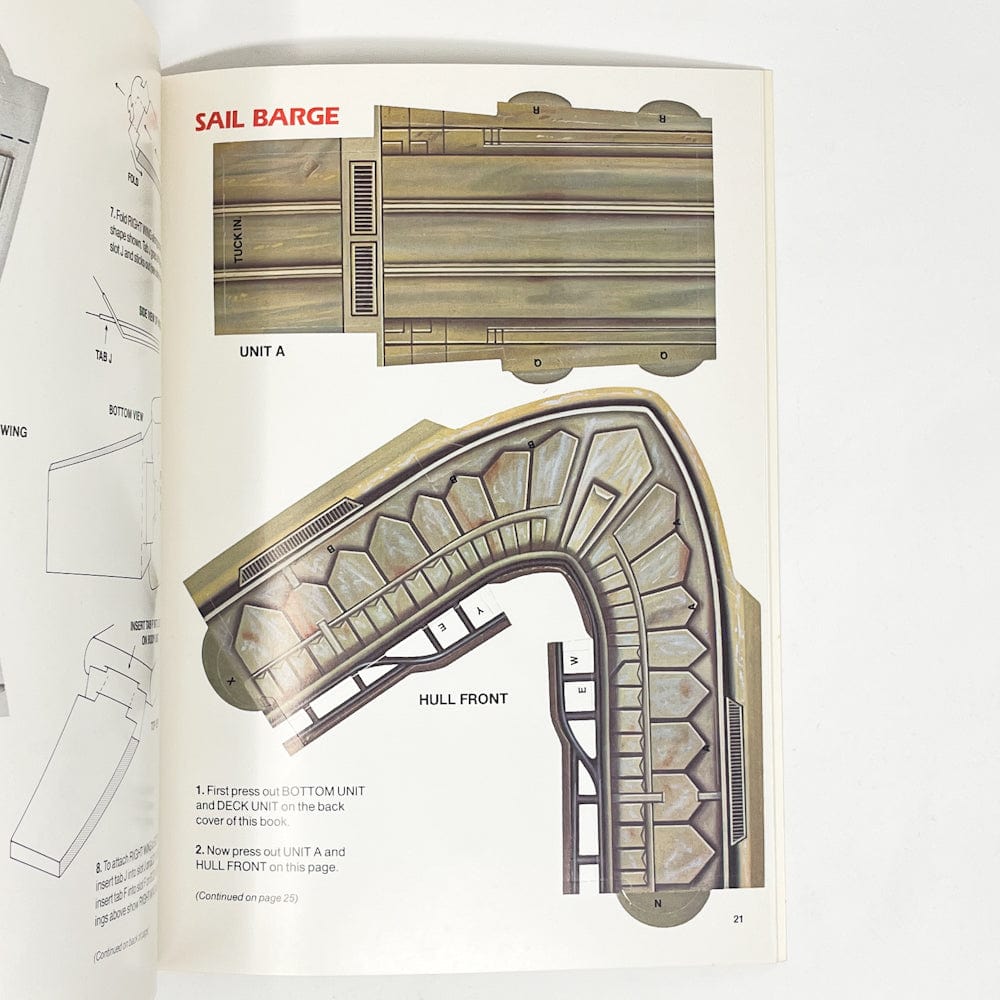 Vintage Random House Star Wars Non-Toy Return of the Jedi Punch-Out and Make-It Book