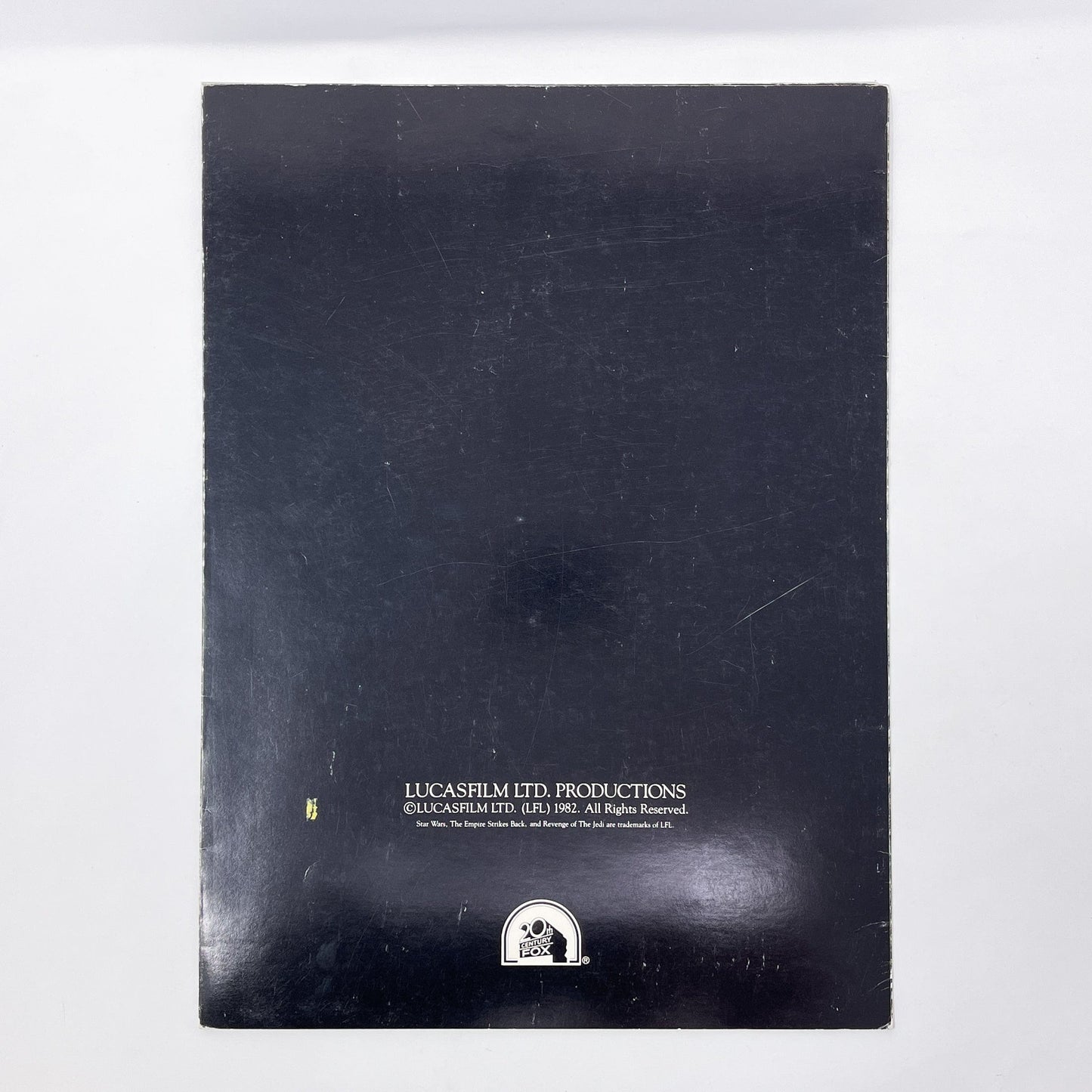 Vintage 20th Century Fox Star Wars Non-Toy Revenge of the Jedi Advertising Insert (1983)