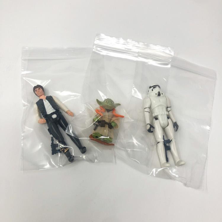 Vintage 4th Moon Toys Star Wars Supplies Loose Figure Baggies