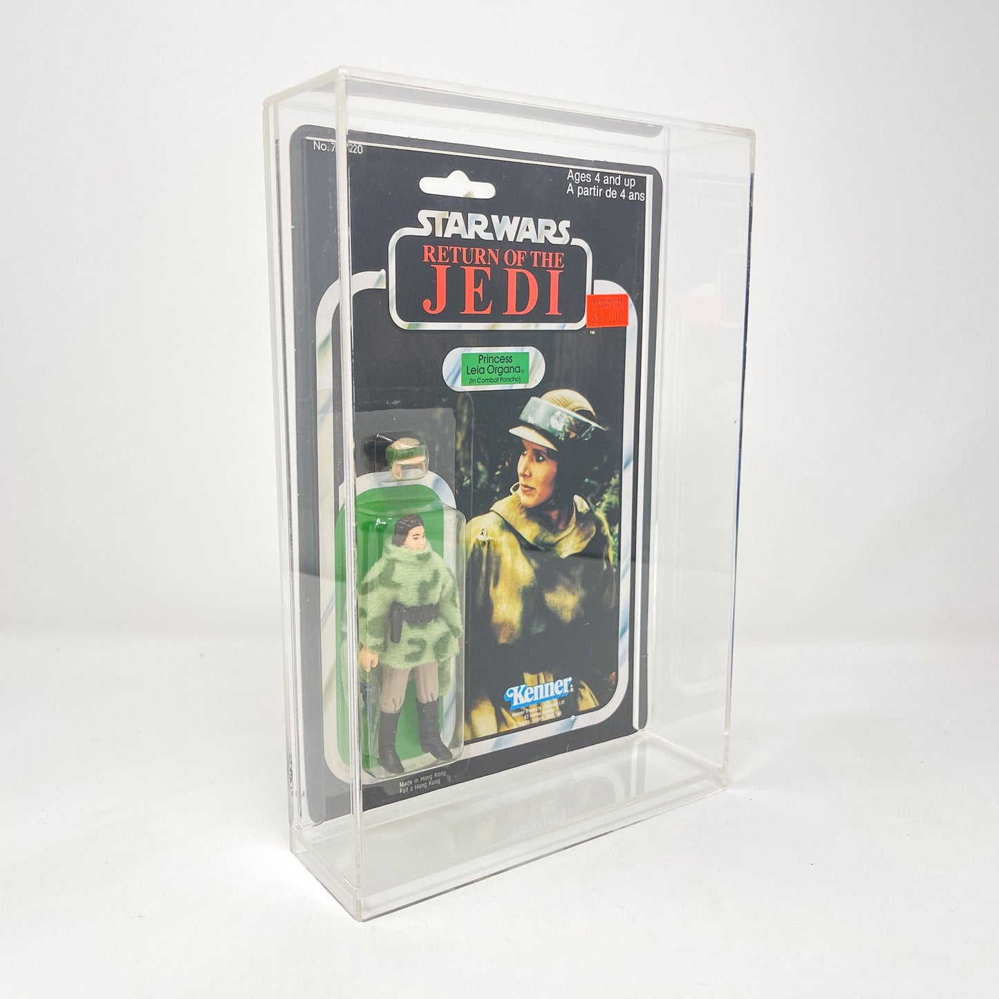 Vintage 4th Moon Toys Star Wars Supplies MOC Acrylic Case for Vintage Star Wars Figures - Caseshells