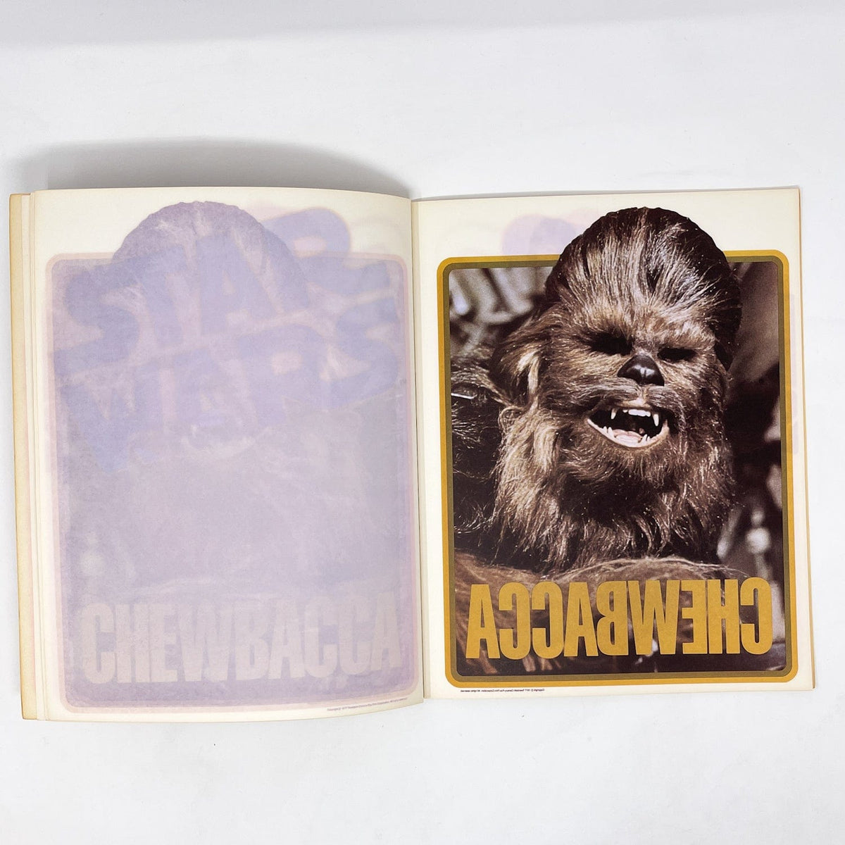 Star Wars IronOn Transfer Book (1977) Vintage TShirt NOS 4th Moon Toys