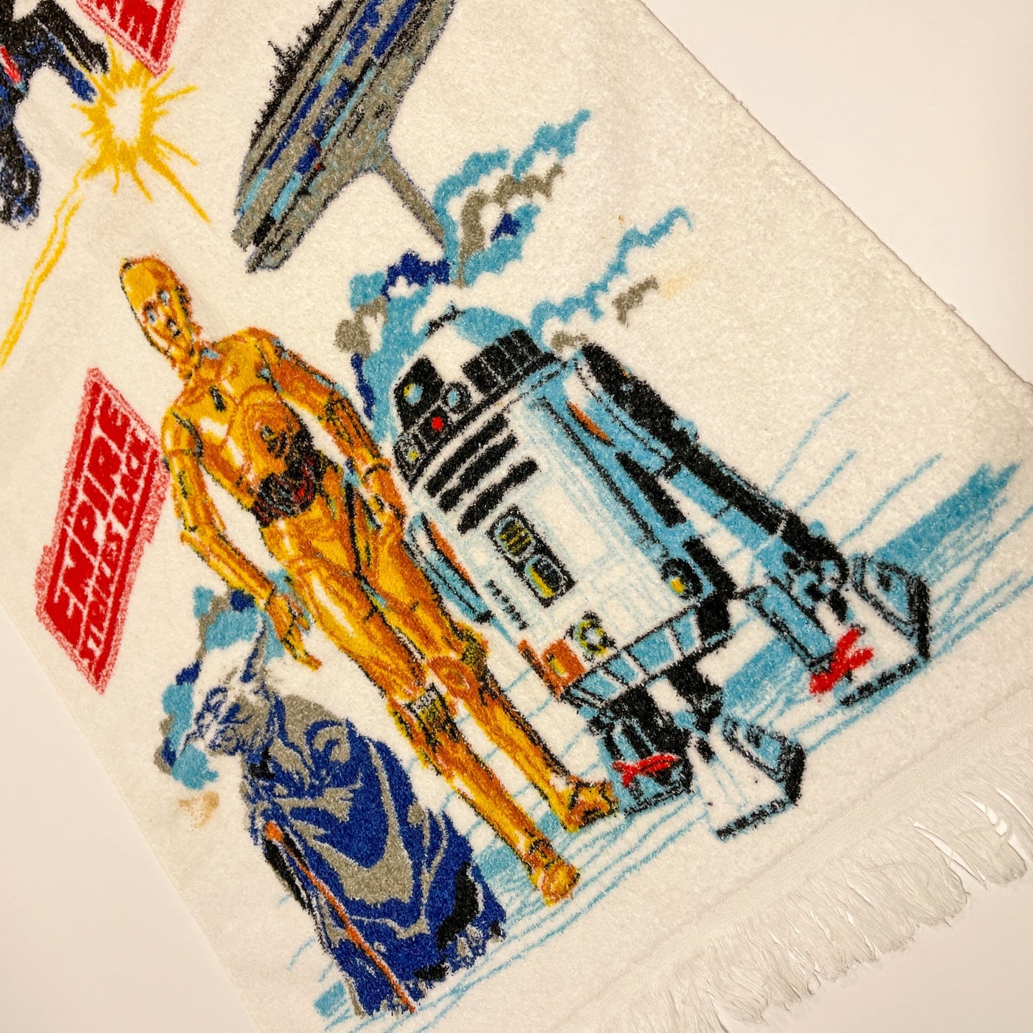 Vintage Bibb Star Wars Non-Toy Empire Strikes Back Bath Towel