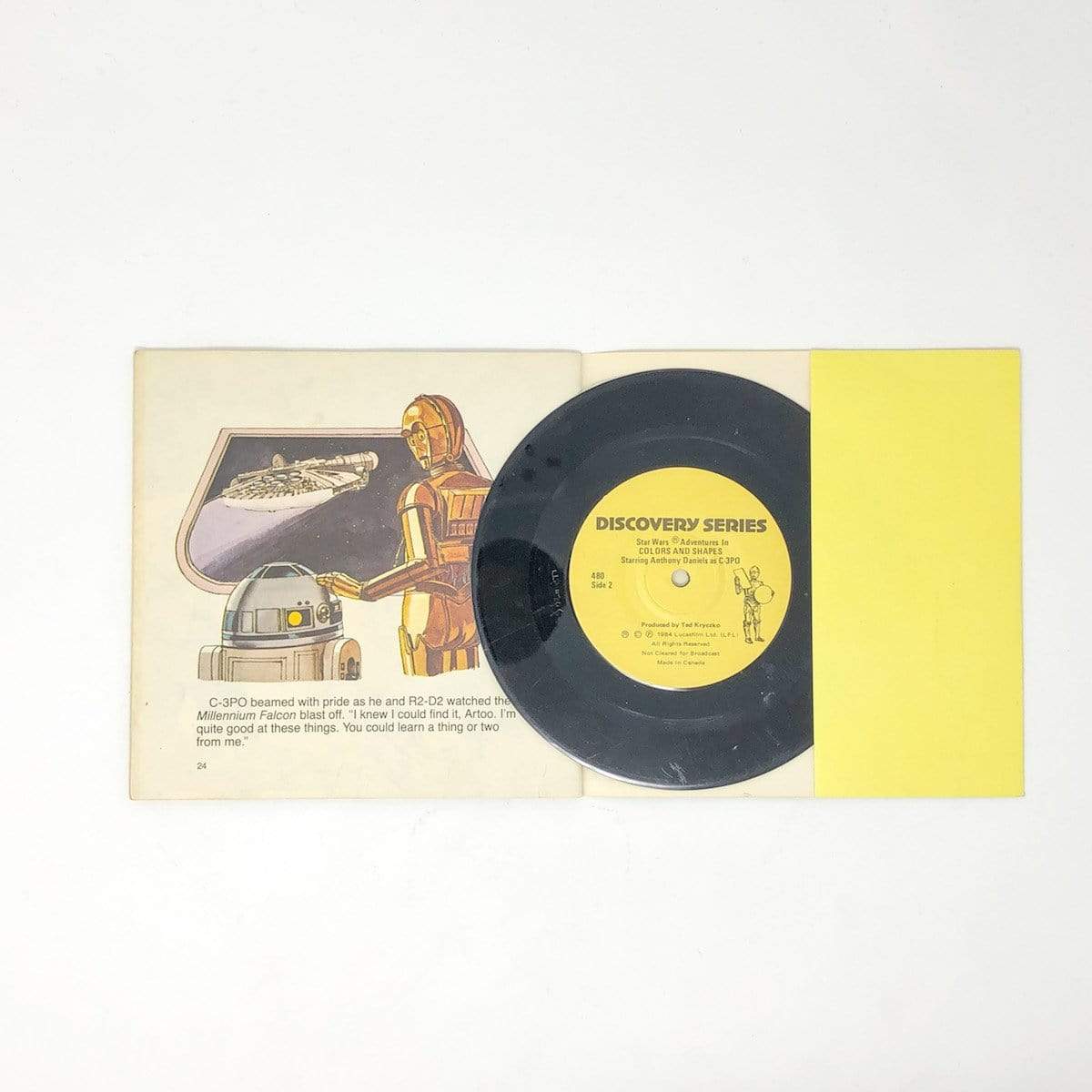 Vintage Buena Vista Star Wars Non-Toy Colors and Shapes Star Wars Read-A-Long Book (1979)