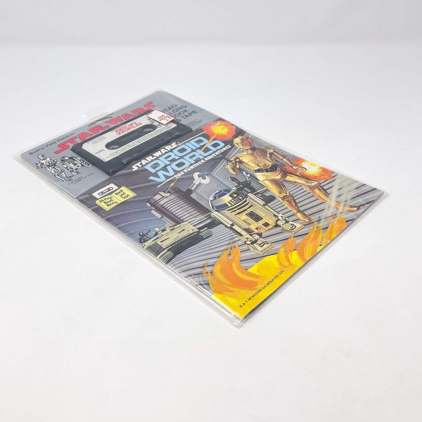 Vintage Buena Vista Star Wars Non-Toy Droid World Read-A-Long Book + Tape SEALED (1979)