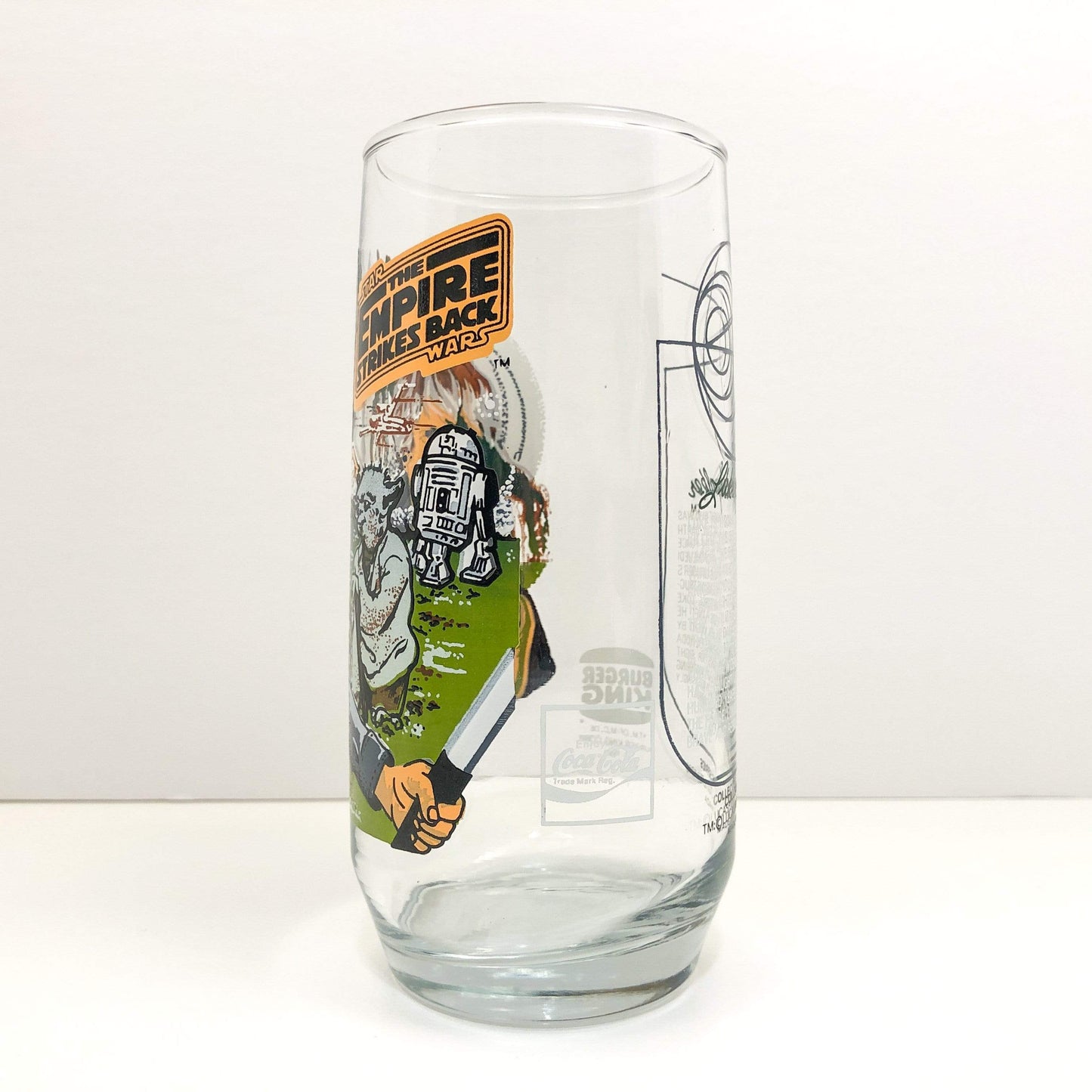 Burger King Empire Strikes Back Luke Dagobah Glass