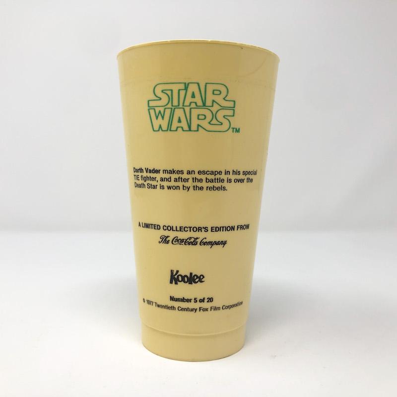 Vintage Coca-Cola Star Wars Clearance Koolee Coke Cup #5- X-Wing and TIE