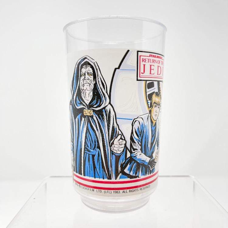 Vintage Coca-Cola Star Wars Food Burger King Massachusetts ROTJ Plastic Cup - Luke Jedi