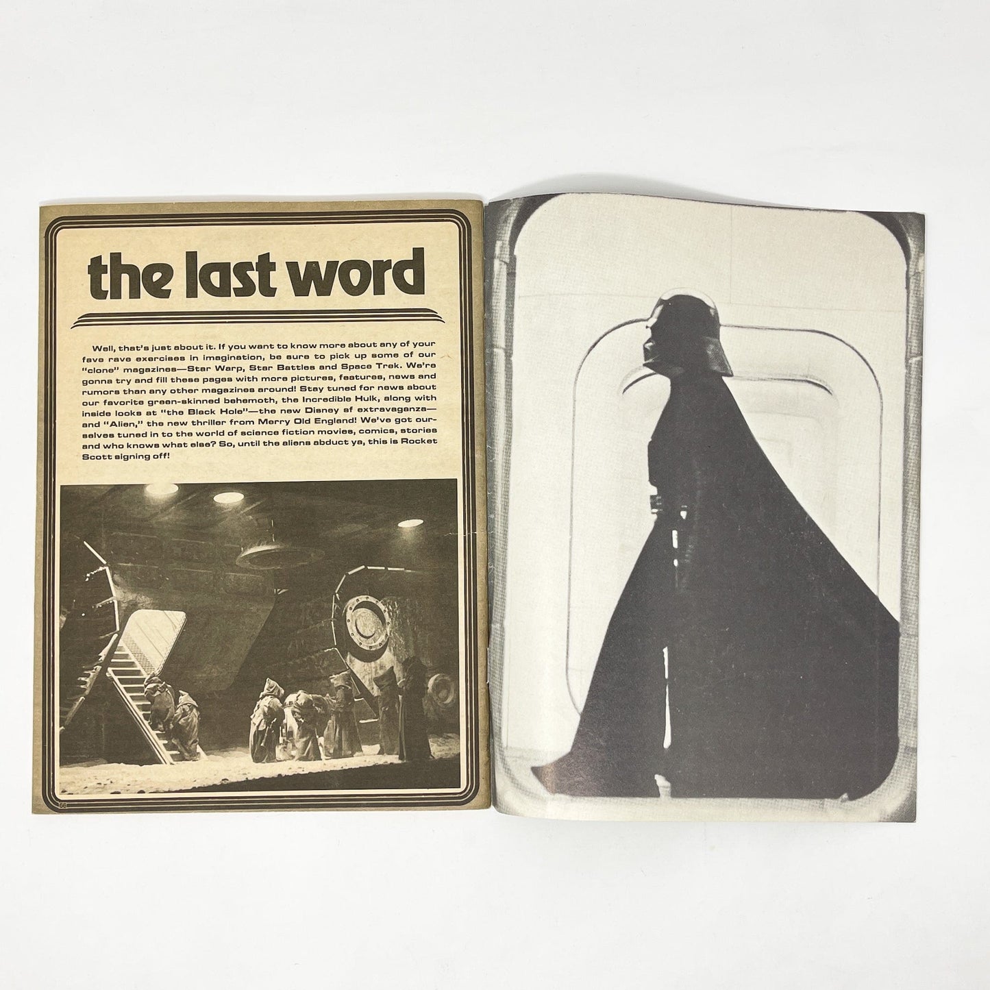 Vintage Cracked Star Wars Non-Toy Space Wars Magazine (1979)