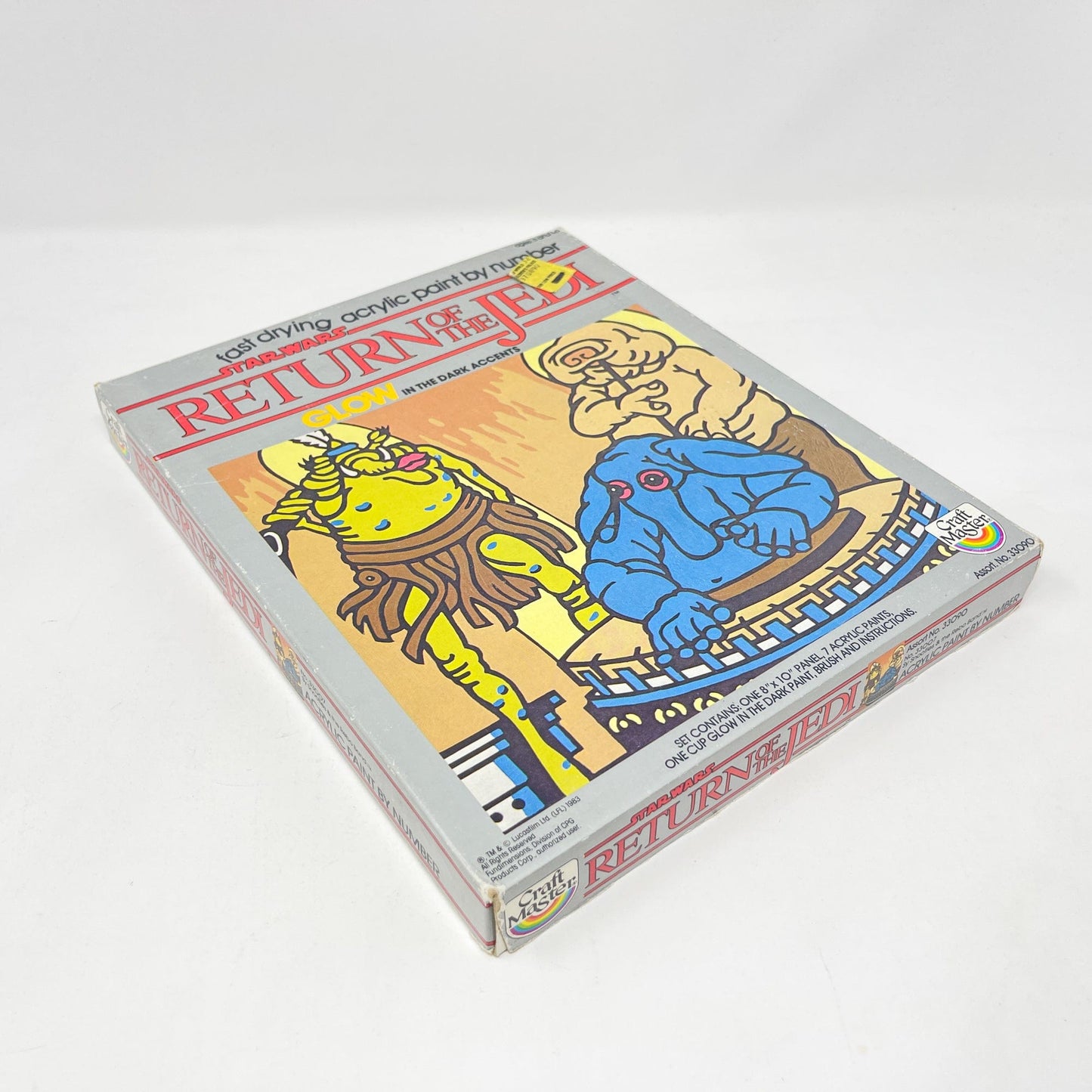 Vintage Craft Master Star Wars Non-Toy Rebo Band ROTJ Paint by Numbers - Sealed