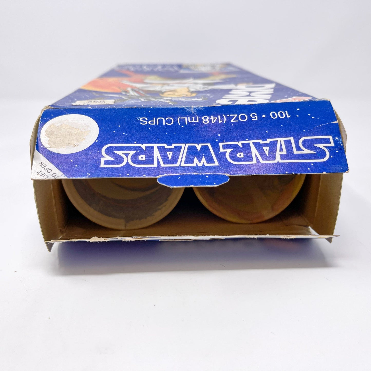 Vintage Dixie Cups Star Wars Non-Toy Dixie Cups Box - Star Wars Luke Skywalker