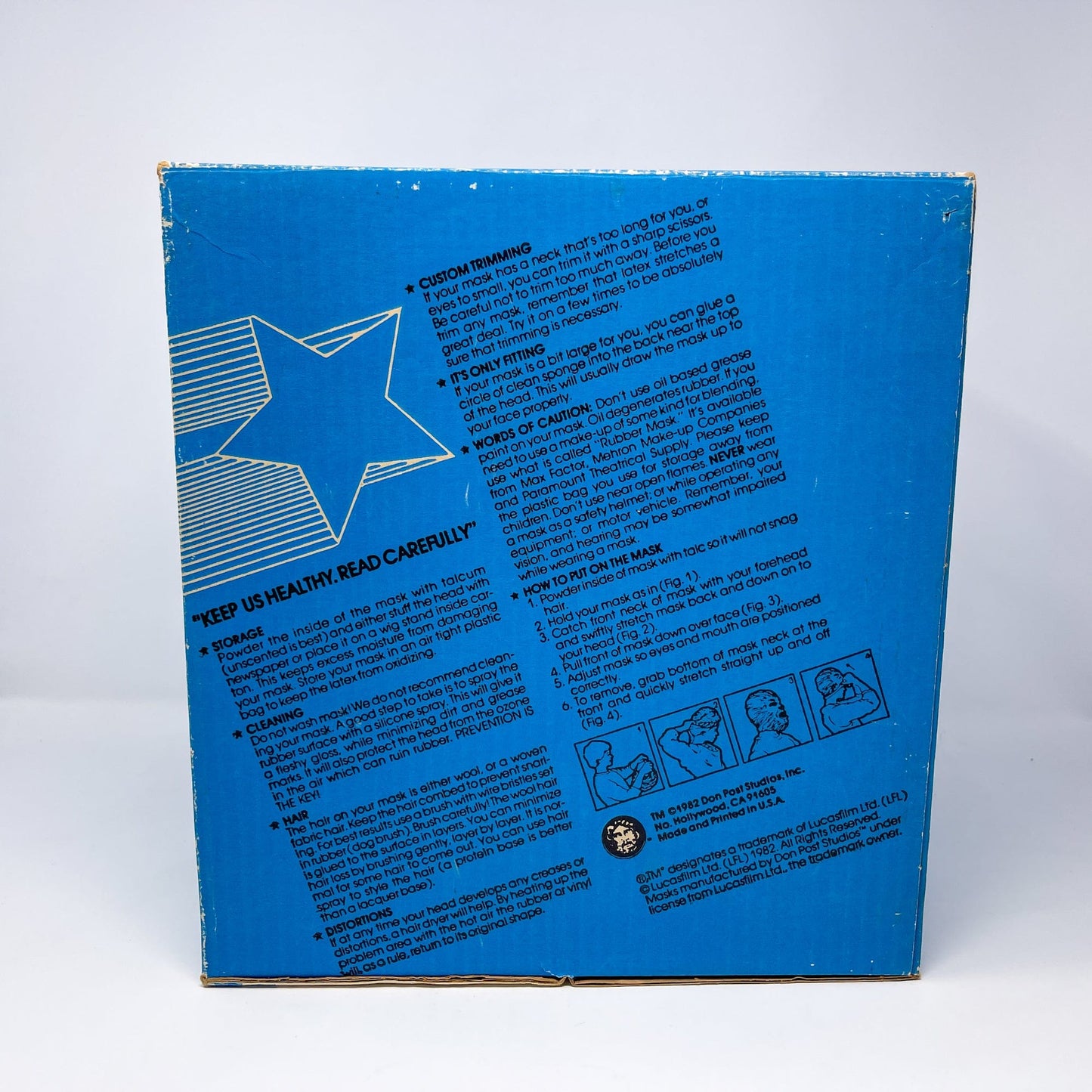 Vintage Don Post Star Wars Non-Toy Admiral Ackbar Mask in Box - Don Post 1983