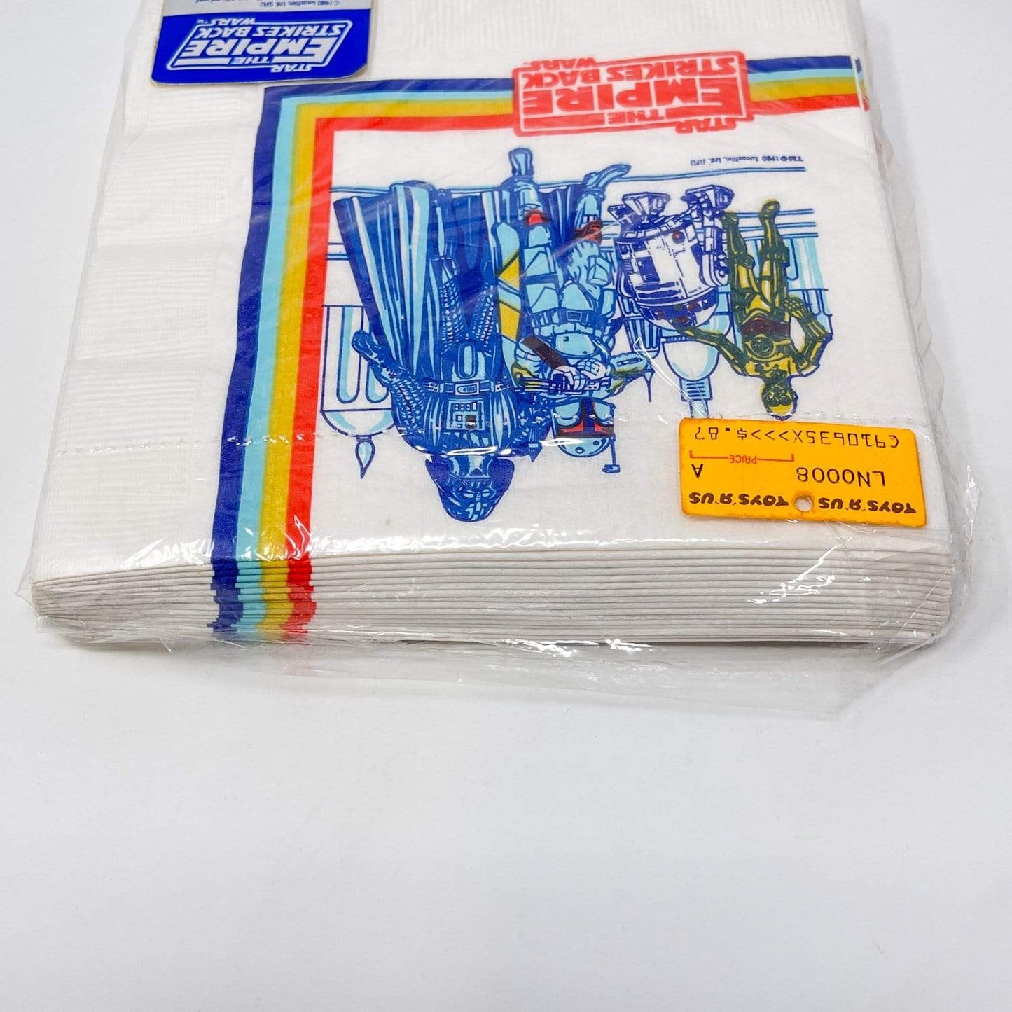Vintage Drawing Board Star Wars Food Empire Strikes Back Party Napkins - Sealed