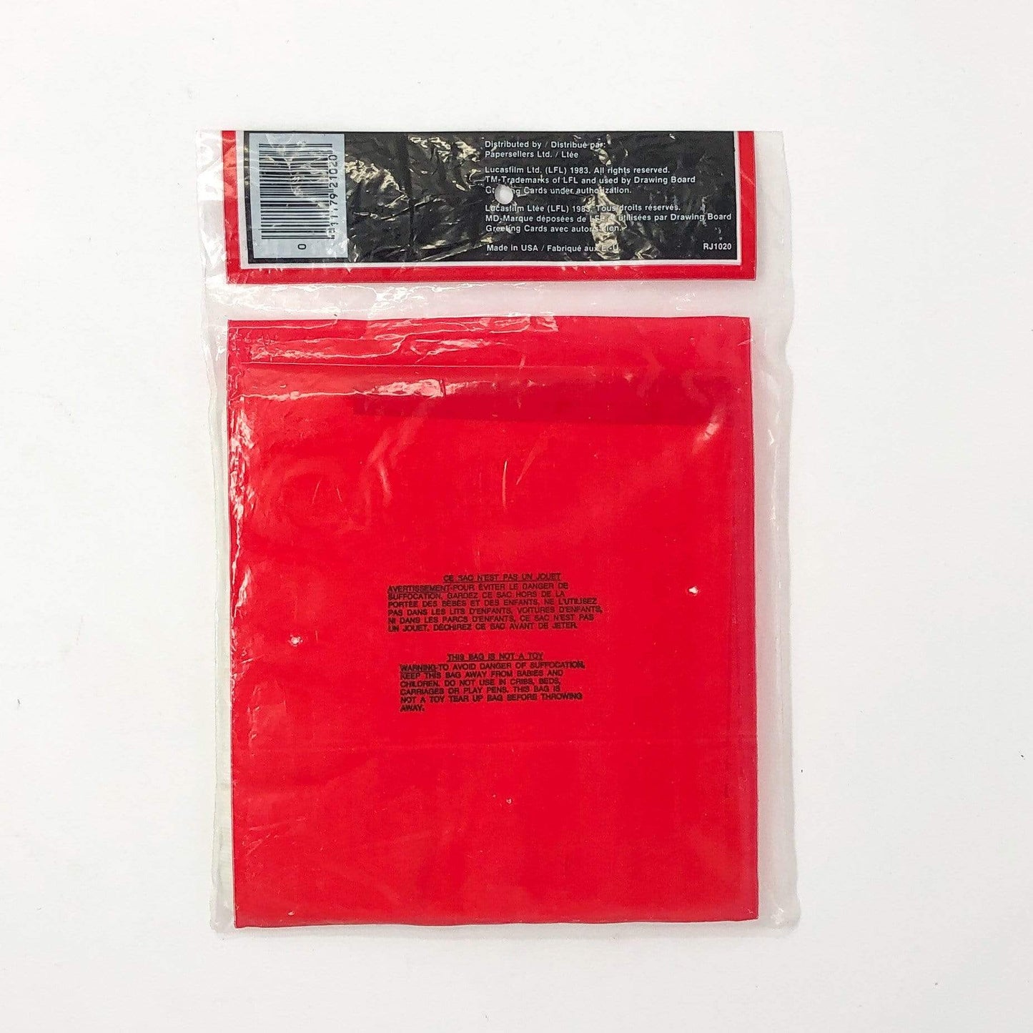 Vintage Drawing Board Star Wars Food Return of the Jedi Party Napkins - Sealed