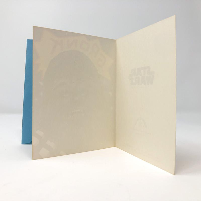 Vintage Drawing Board Star Wars Non-Toy Chewbacca Greeting Card w/ Envelope