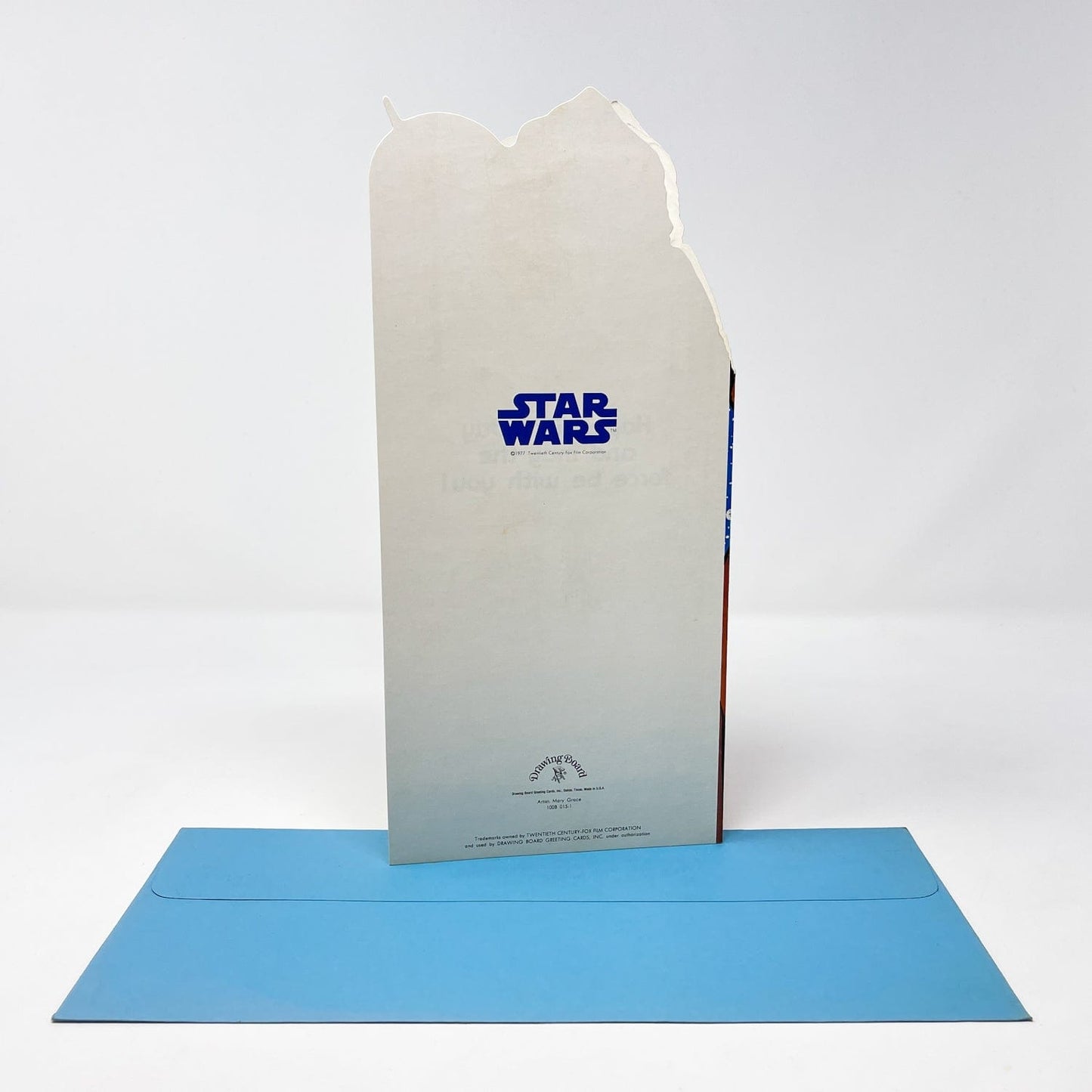 Vintage Drawing Board Star Wars Non-Toy Obi-Wan Kenobi Greeting Card w/ Envelope - Drawing Board 1977
