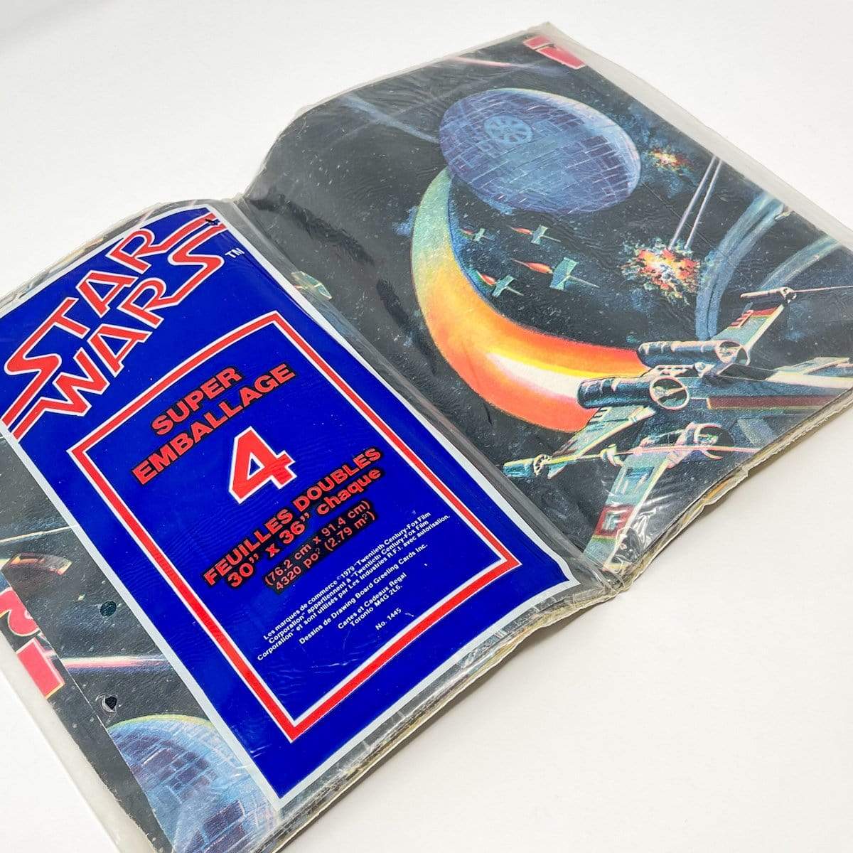 Vintage Drawing Board Star Wars Non-Toy Star Wars Supersize Gift Wrap - Sealed Canadian Package (1979)