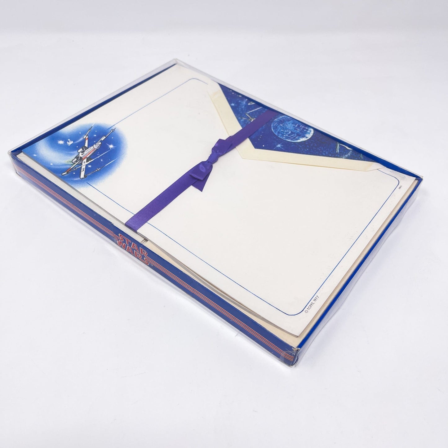 Vintage Drawing Board Star Wars Non-Toy X-Wing Stationary Set - Unused - 1977