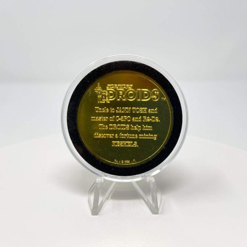 Vintage Kenner Star Wars Coin DROIDS Uncle Gundy Coin