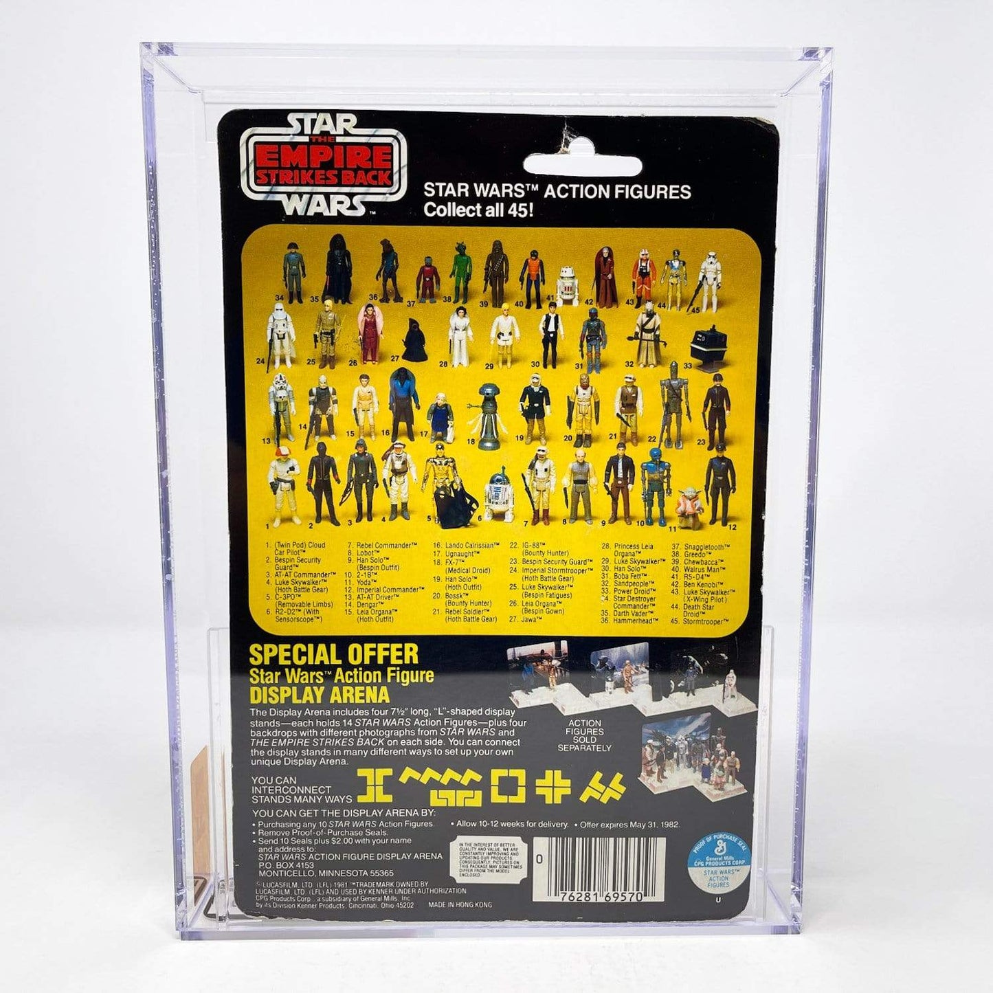 Vintage Kenner Star Wars MOC Ben (Obi-Wan) Kenobi ESB 45-back - MOC AFA 50