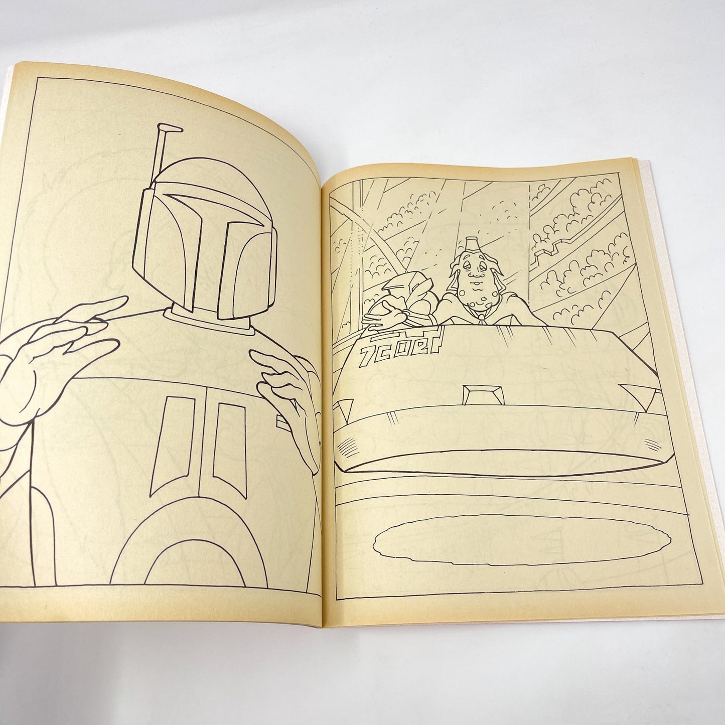 Vintage Kenner Star Wars Non-Toy DROIDS Colouring Book - UK