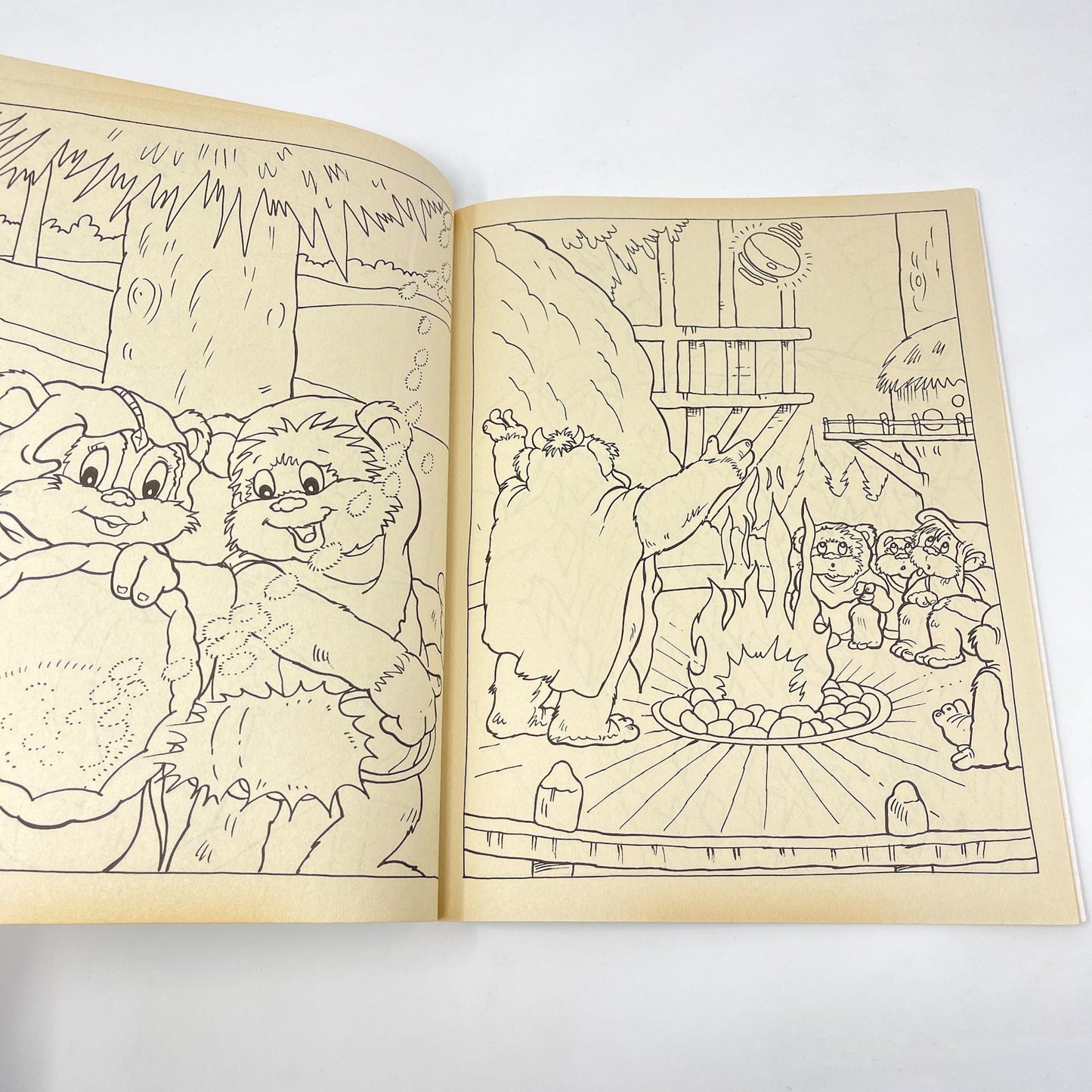 Vintage Kenner Star Wars Non-Toy EWOKS Colouring Book - UK