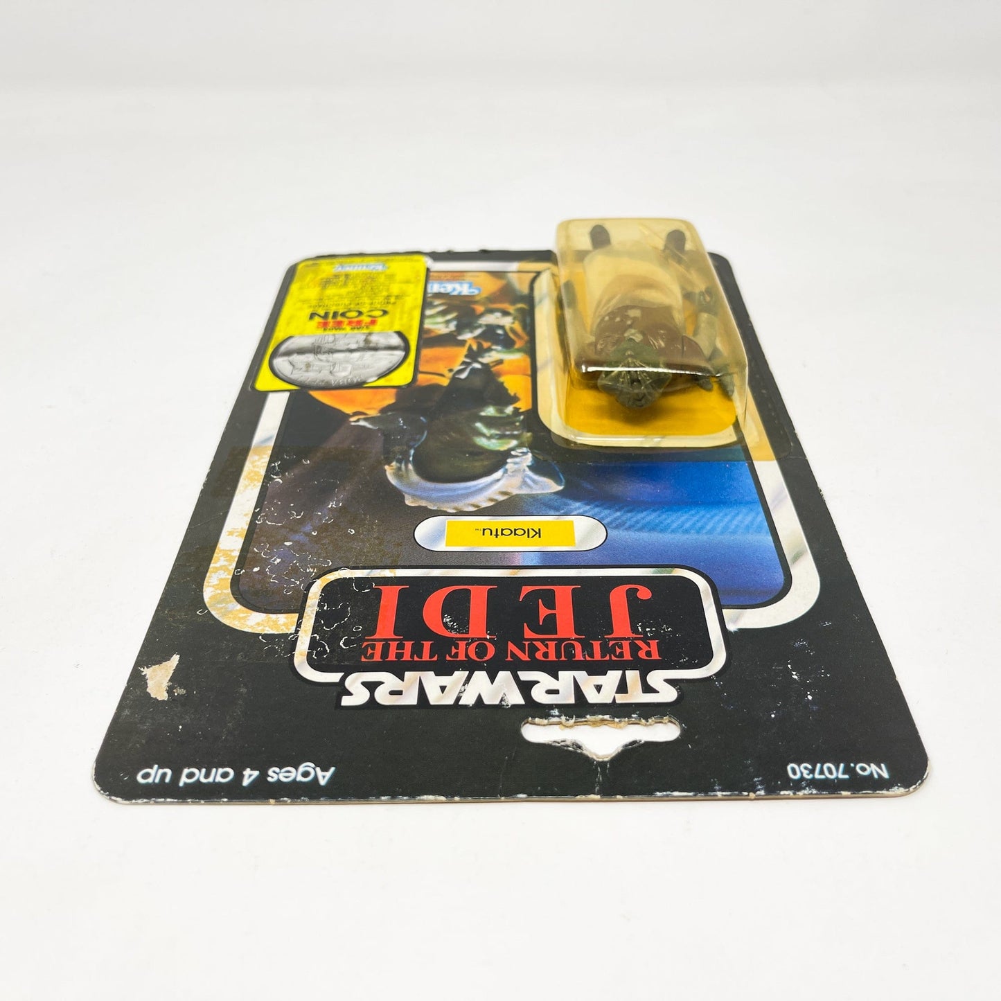 Vintage Kenner Star Wars Toy Klaatu ROTJ 65B-back - Mint on Card