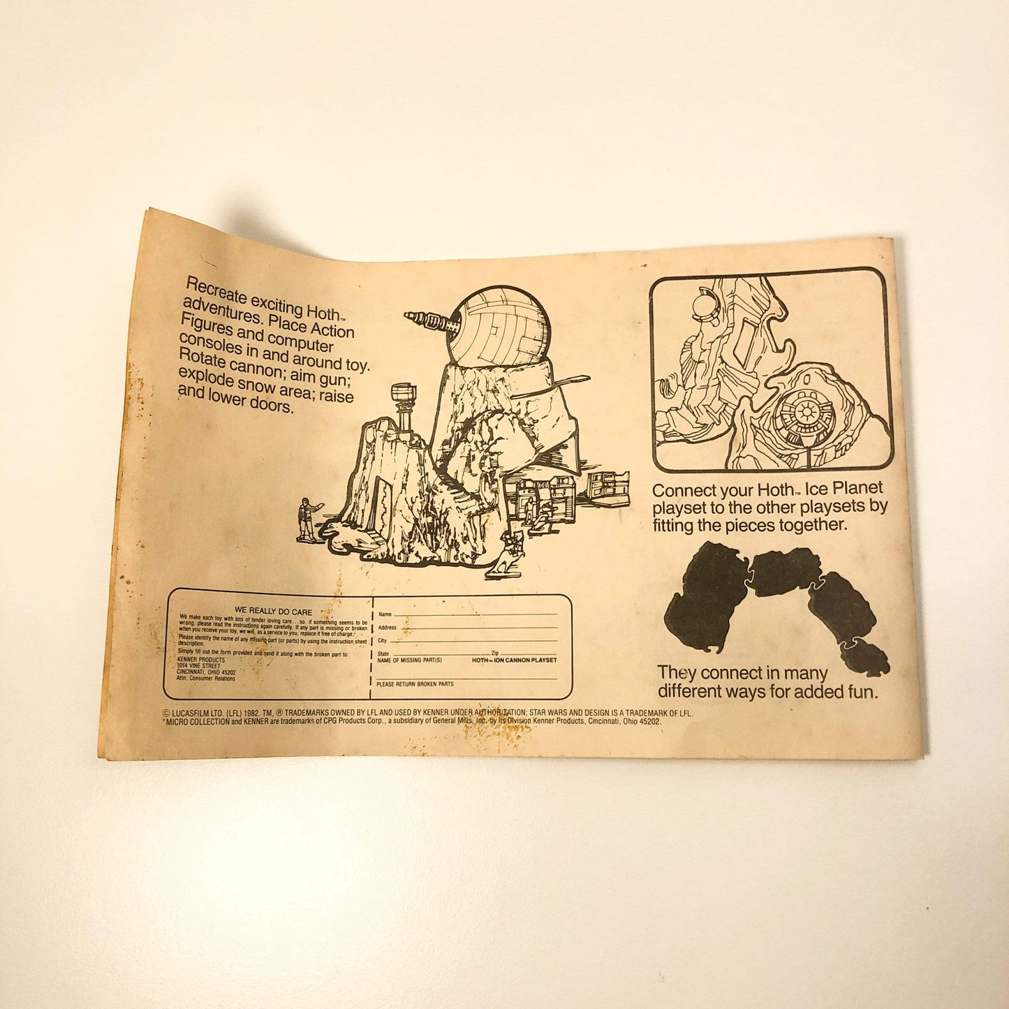 Micro Collection Hoth Ion Cannon Playset Instructions - C5