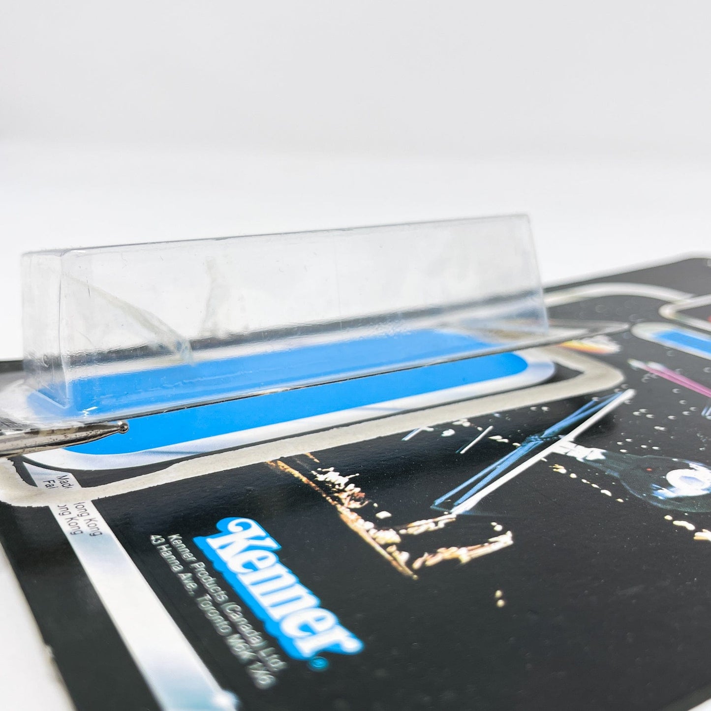 Vintage Kenner Star Wars Toy TIE Pilot Kenner Canada ROTJ 77-back - Lifted Bubble