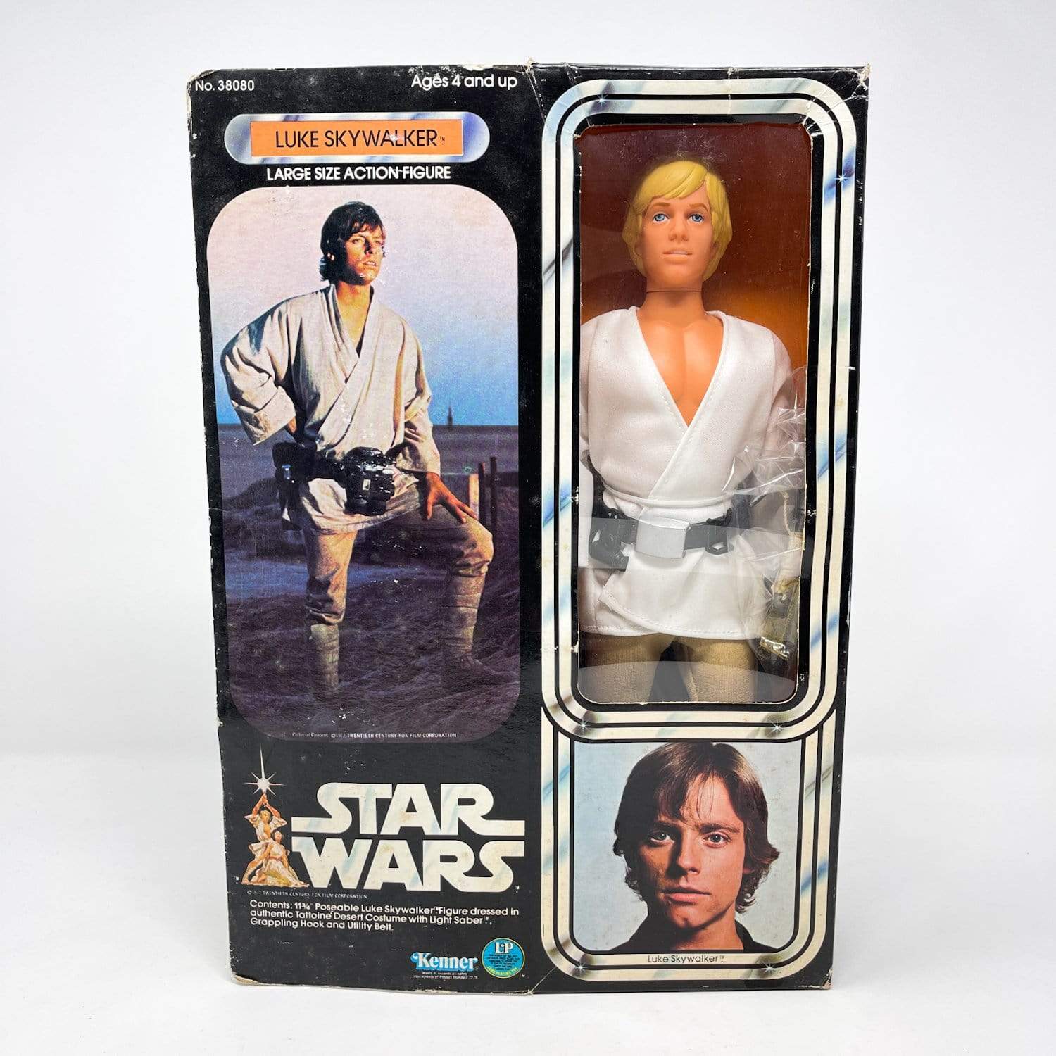 Vintage Star Wars 12 inch Luke Skywalker Complete in Box Kenner