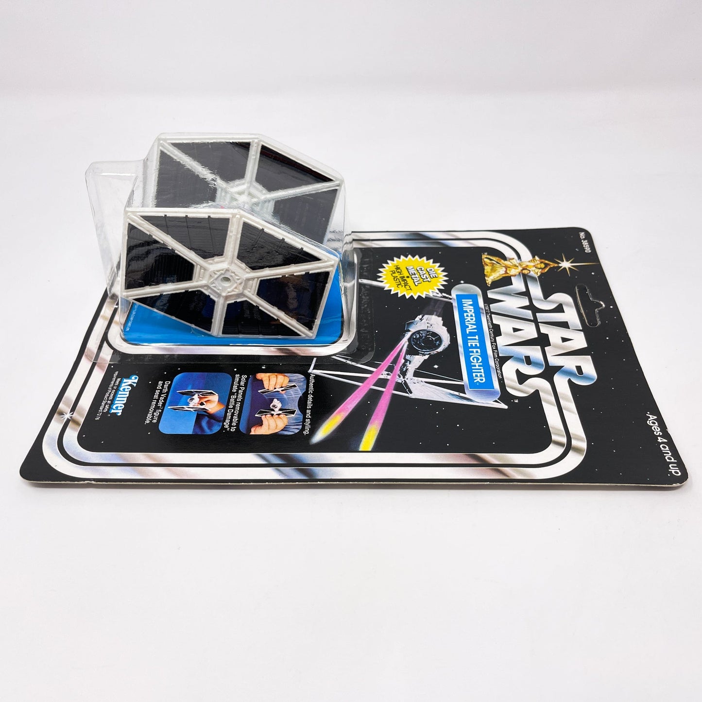 Vintage Kenner Star Wars Vehicle Die Cast TIE Fighter 21-Back - Sealed