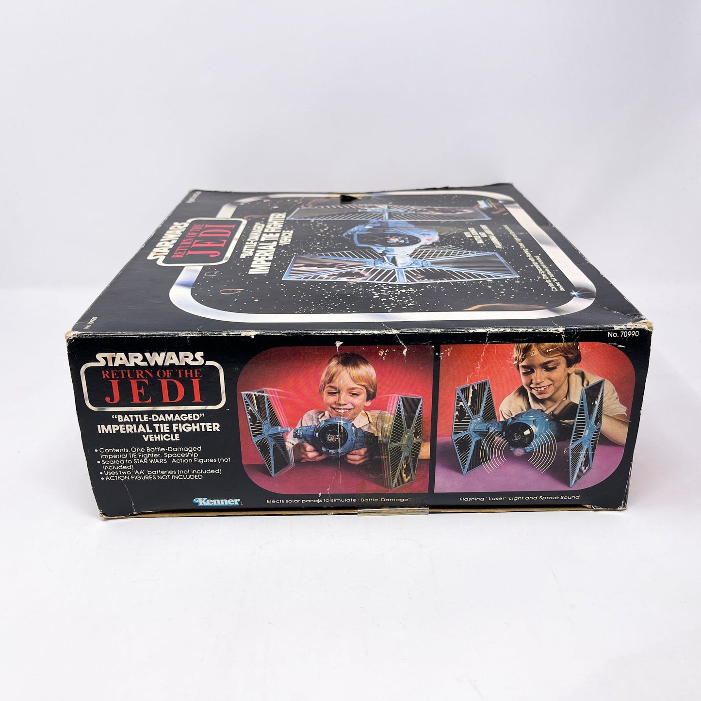 Vintage Kenner Star Wars Vehicle TIE Fighter w/ Battle Damage - Complete in Box