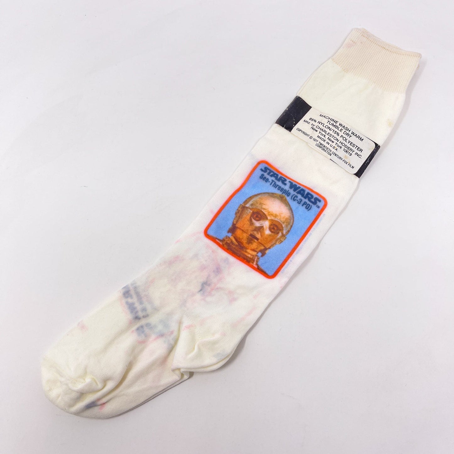 Vintage Kresge Star Wars Non-Toy C-3PO Socks (1977)