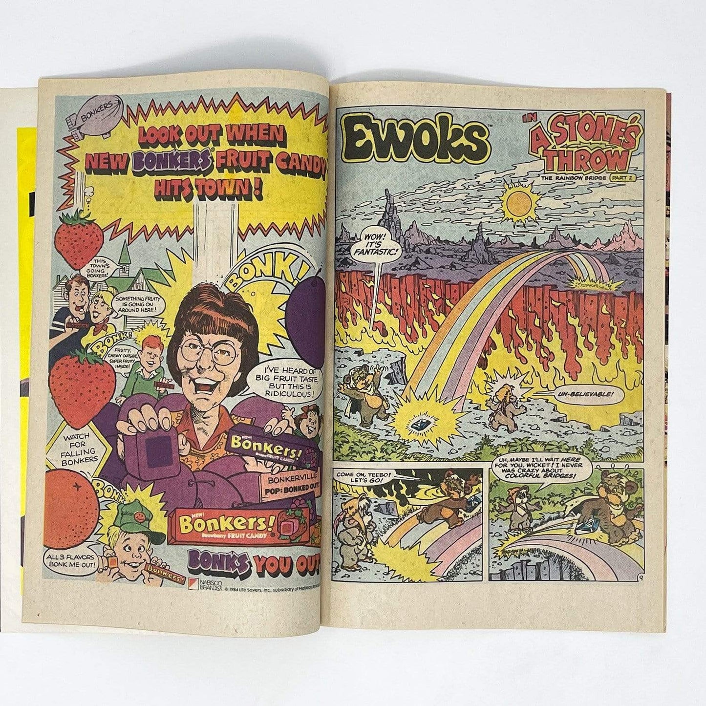 Vintage Marvel Star Wars Non-Toy Marvel Ewoks Cartoon #1 Comic (1985)