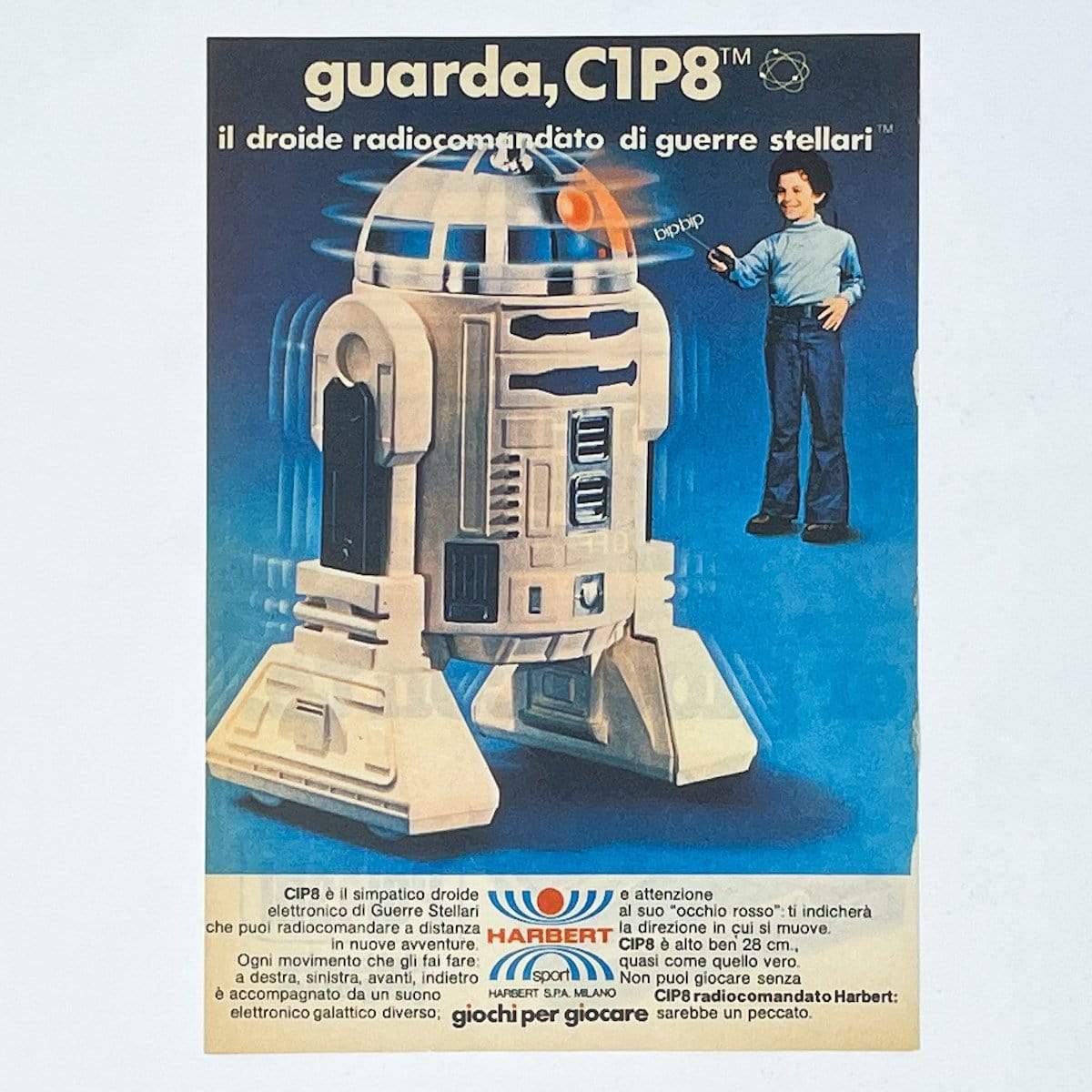 Sudan kardinal Lærerens dag Harbert Remote Control R2 Print Ad - Italy (1978) Vintage Star Wars – 4th  Moon Toys