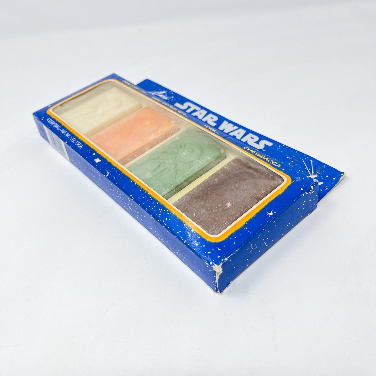 Vintage Omni Cosmetics Star Wars Non-Toy 4 Star Wars Soaps Gift Box