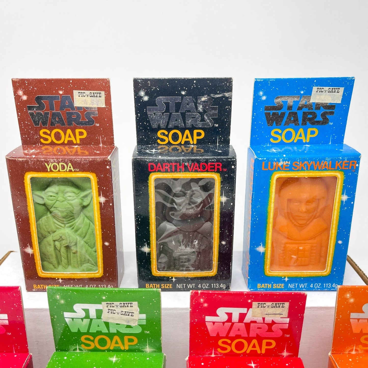 Vintage Omni Cosmetics Star Wars Non-Toy Omni Cosmetics Complete Set of 7 Soaps