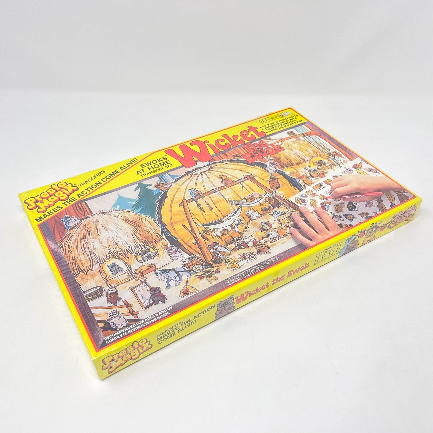 Vintage Presto Magix Star Wars Non-Toy Presto Magix Transfer Ewoks At Home Kit - Sealed