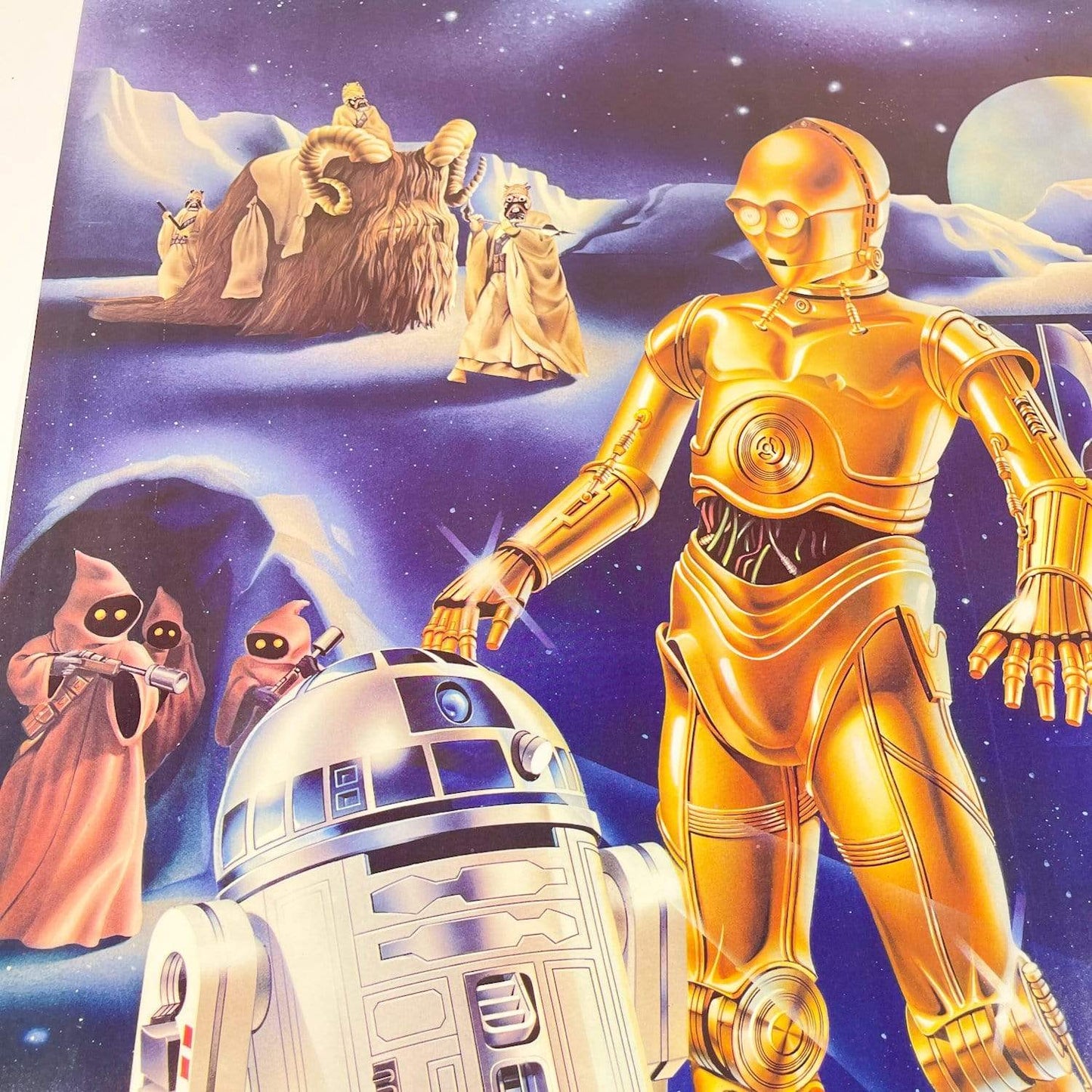 Vintage Proctor & Gamble Star Wars Ads R2-D2 & C-3PO - Overstock Dawn Promotional Poster (1978)