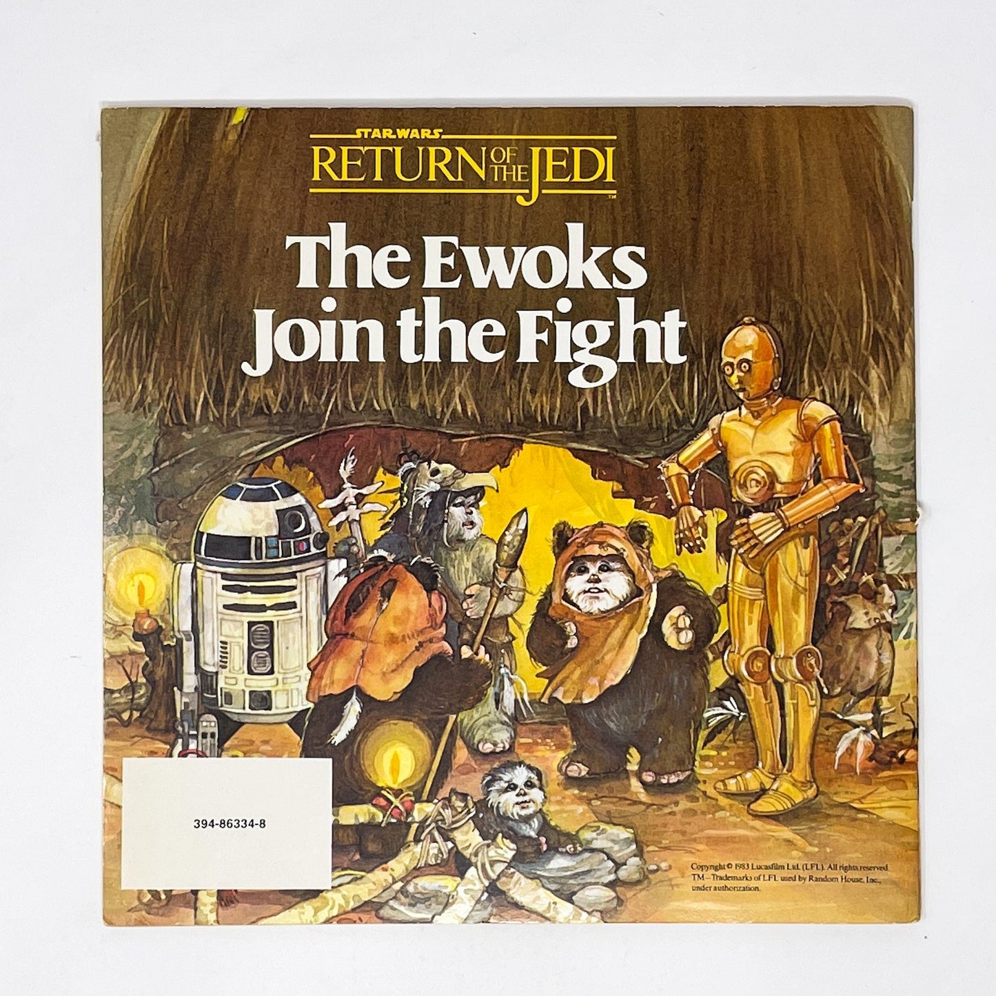 Vintage Random House Star Wars Non-Toy The Ewoks Join The Fight Story Book (1983)