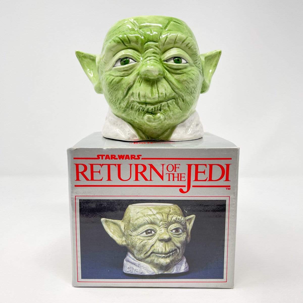 Star Wars Galleries Yoda Coffee Mug 2013 24oz Large Embossed Souvenir B7