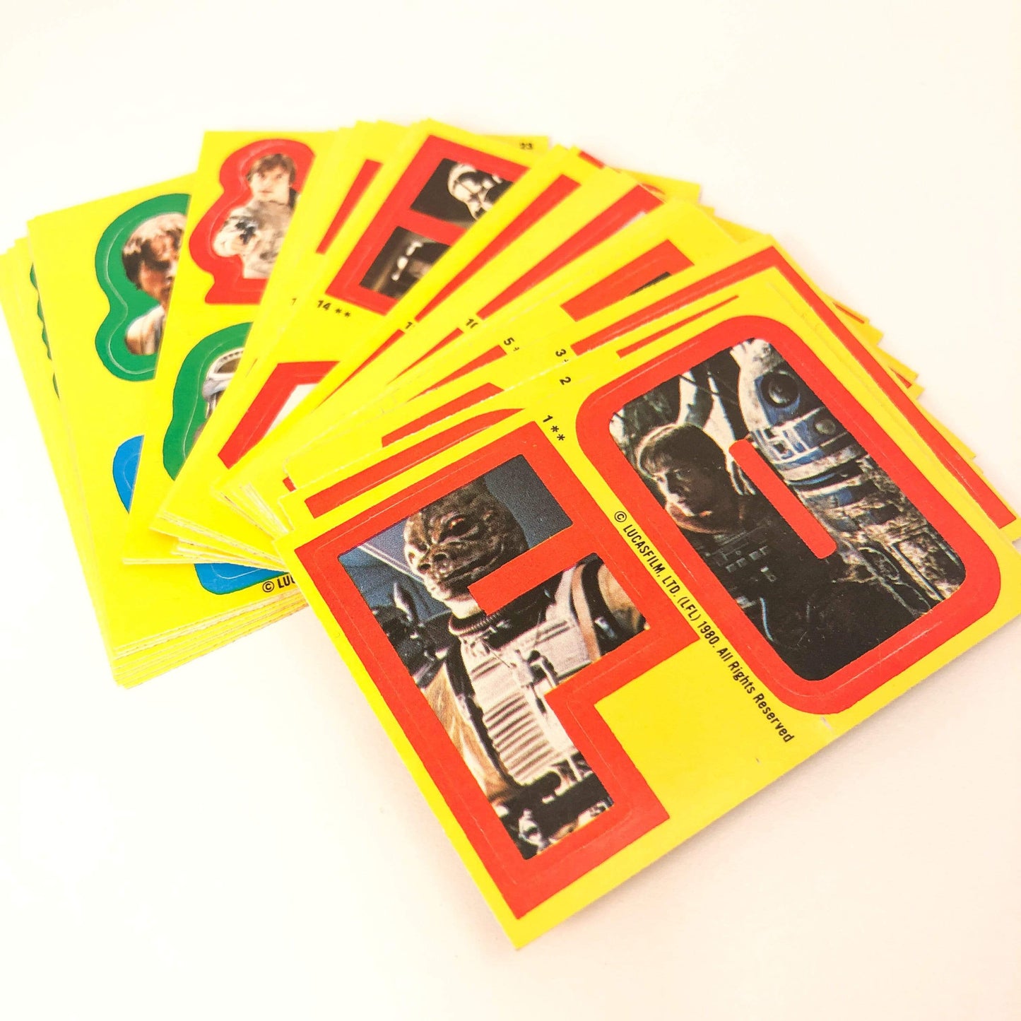 Empire Strikes Back Series 1 Sticker Set (Topps/OPC)
